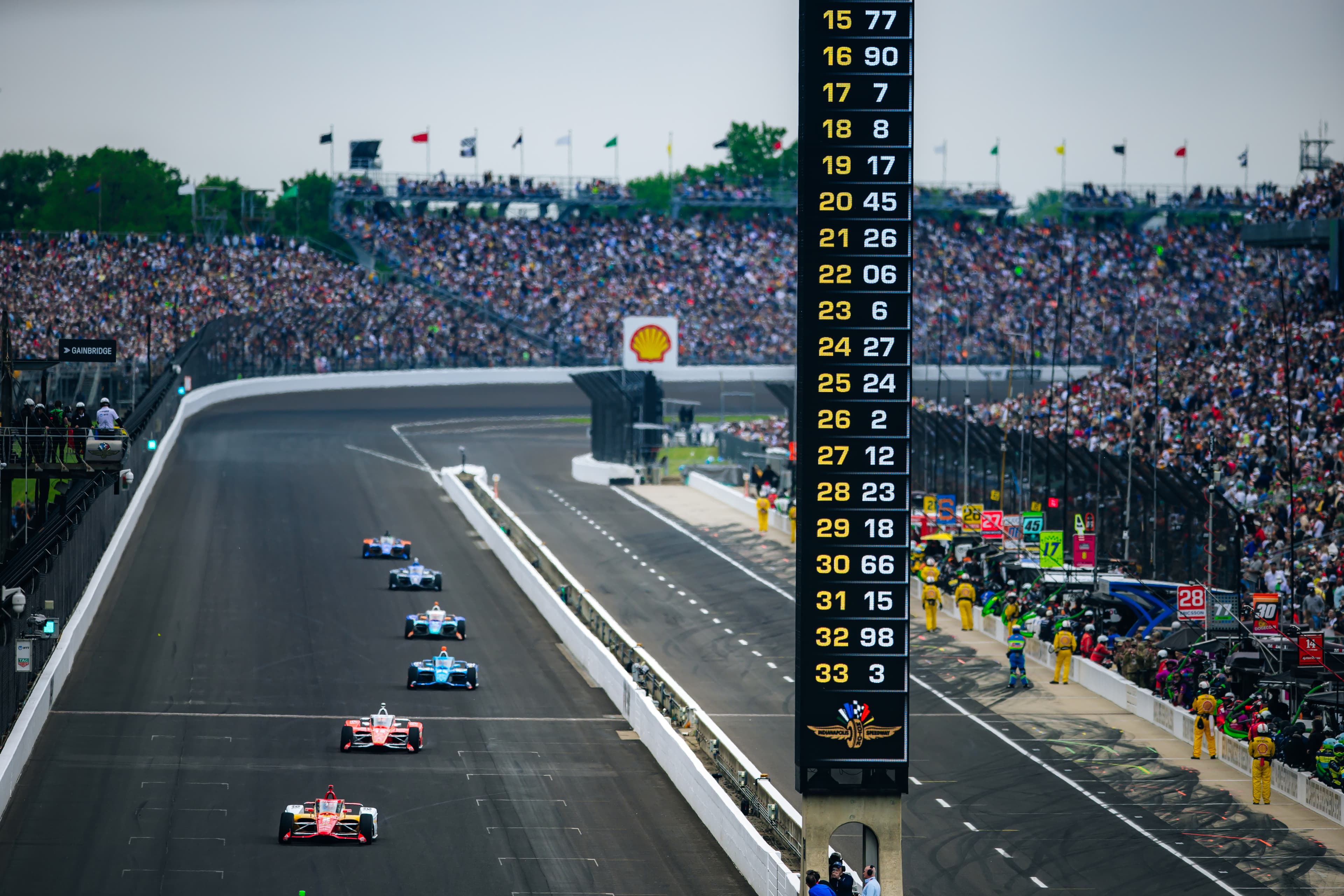 Josef Newgarden at the Indianapolis 500