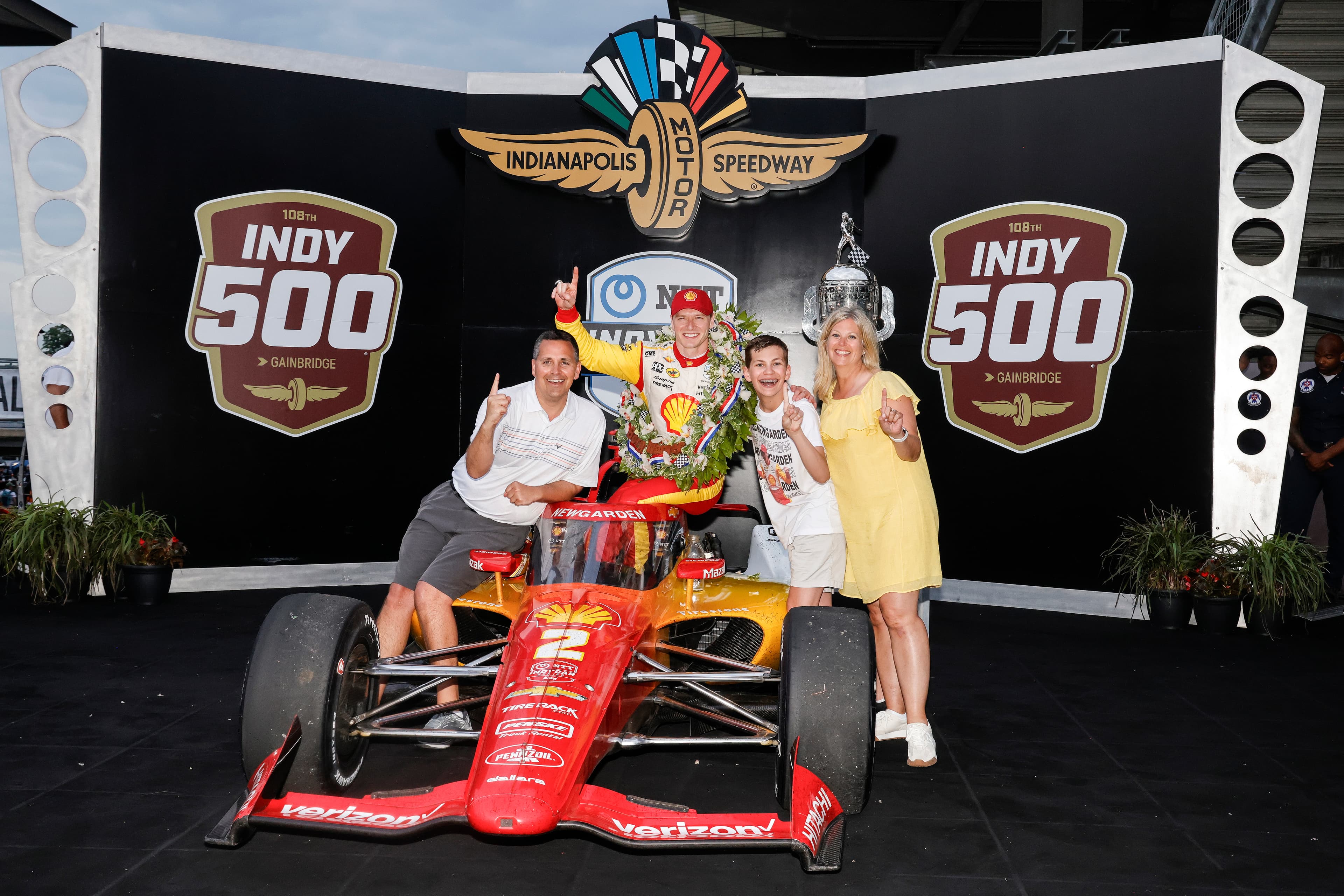 Newgarden Family Foundation at the track